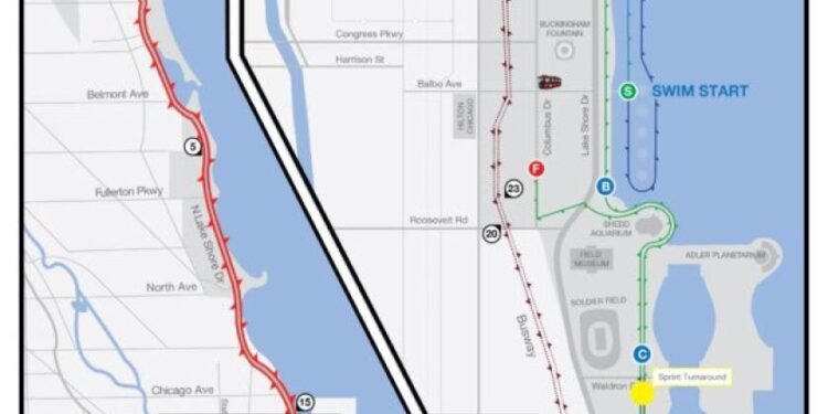 Chicago Triathlon swim portion canceled for ‘unfavorable swim conditions’