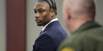 Ex-Las Vegas Raider Henry Ruggs sentenced to 3-plus years in prison for fatal DUI crash in Nevada