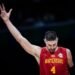 Nikola Vucevic reacts to Montenegro’s loss to Lithuania