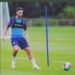 Photo: Leeds player training at Thorp Arch and could play this weekend