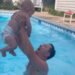 Scotty McCreery Shares Adorable Video Swimming With His 10-Month-Old Son Avery And Dog Moose