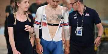 Track Worlds: Great Britain crash out in men’s team pursuit qualifying