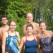 Both in and out of the water competitive swimmer and colon cancer survivor emphasizes the importance