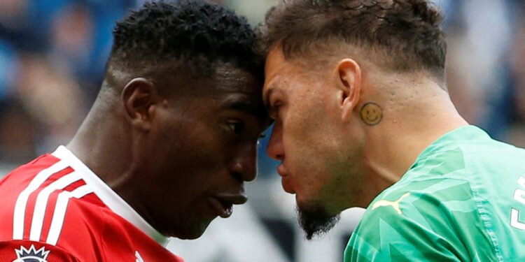 Eagle-eyed fans spot Man City kitman helping Ederson avoid red card in Nottingham Forest victory