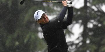 Perrine Delacour up 1 after bogey-free 63 at Portland Classic