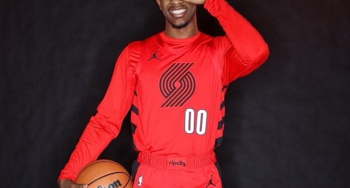 Scoot Henderson reveals 00 jersey number matches his mindset: “Double zero is a license to kill”