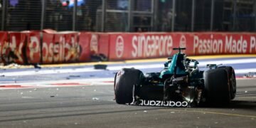 Stroll to sit out F1 Singapore GP after huge qualifying crash