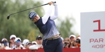 Angel Yin shares third-round lead at LPGA Shanghai tournament
