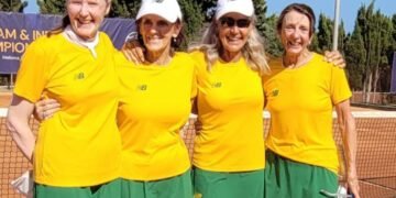 Australia wins two gold medals at 2023 ITF Masters World Teams Championships | 16 October, 2023 | All News | News and Features | News and Events