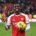 Emotional Eddie Nketiah dedicates Arsenal hat-trick to late aunt who passed away as he reveals family were in stands
