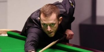 English Open: Mark Allen hits four consecutive centuries to beat Mostafa Dorgham in opener