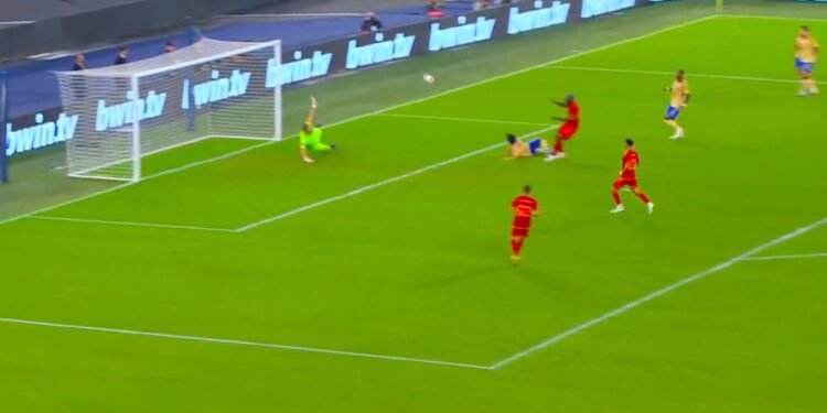 Gravenberch opens his Liverpool account against Union SG