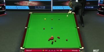 Luca Brecel edges past teenager Stan Moody, Judd Trump into English Open second round with win over Sean O’Sullivan