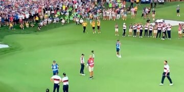 New alternate angle provides context on heated Ryder Cup scuffle