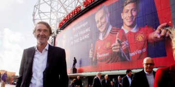 Sir Jim Ratcliffe set to keep sponsoring Man Utd’s Premier League rivals after completing 25% takeover at Old Trafford