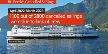 Teenager arrested for allegedly starting fire in BC Ferries bathroom – BC