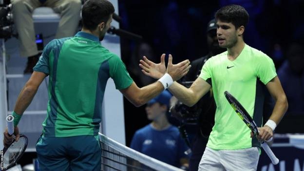 ATP Finals results 2023: Novak Djokovic beats Carlos Alcaraz to set up Jannik Sinner final