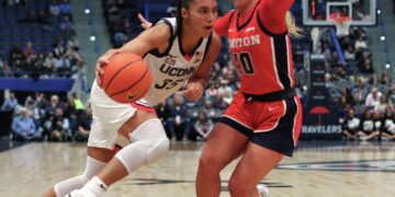 Azzi Fudd out for UConn against Maryland due to injury