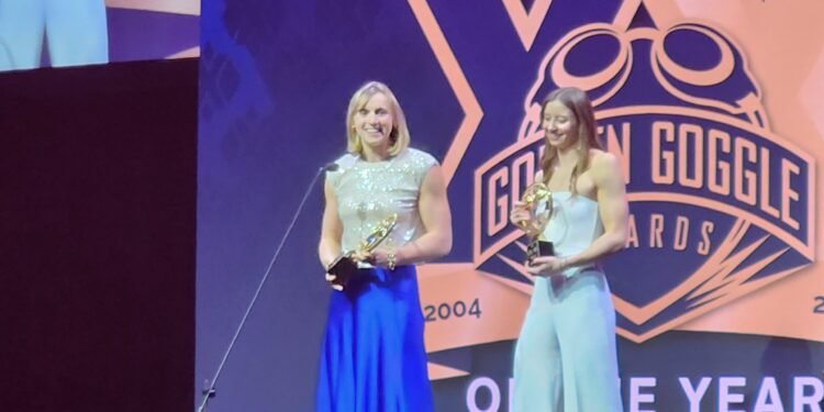 Golden Goggle Awards: Katie Ledecky, Kate Douglass Tie For Female Swimmer of Year; Murphy (Awards Gallery))