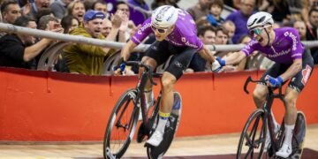 Lindsay De Vylder and Robbe Ghys claim Gent Six Day overall title for a second year