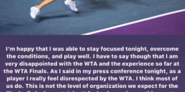 Sabalenka Slams WTA Finals, Feels Unsafe Moving On Court; Vondrousova Says Event Is A Disappointment