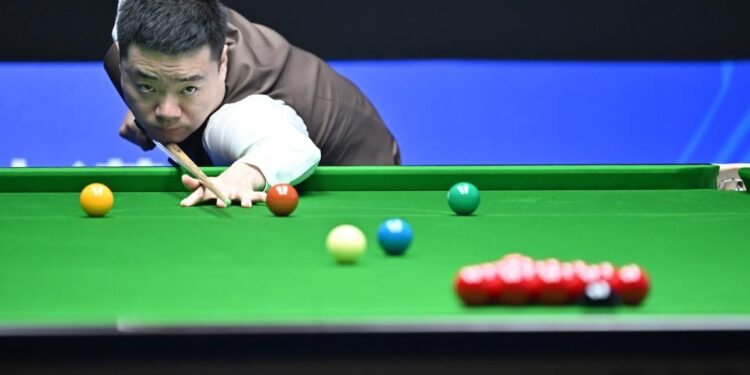 round 1 matches at World Snooker International Championship 2023-Xinhua