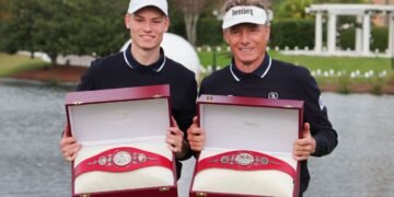 Bernhard Langer ties record with fifth PNC Championship title