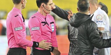 Disgraced Ankaragucu president Faruk Koca banned from football for LIFE after vicious punch on referee Halil Umut Meler