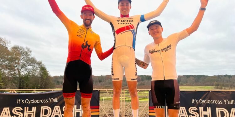 Eric Brunner dominates Saturday elite men's C2 contest at Nash Dash CX