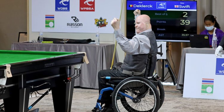 History For Snooker as Medals Won at World Abilitysport Games!