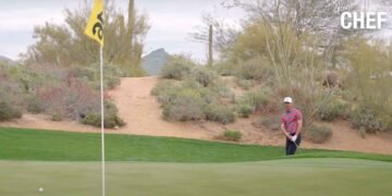 I challenged a Tour pro on a tricky par-3. Here’s how it went