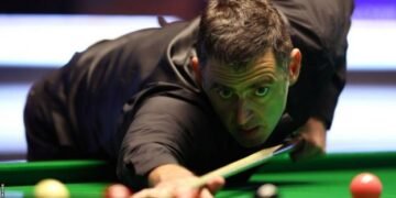 Ronnie O’Sullivan beats Hossein Vafaei to reach ninth UK Championship final