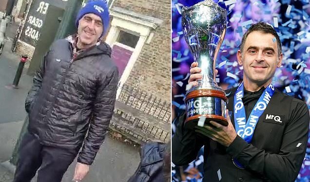Ronnie O’Sullivan delights snooker fan in York as he is spotted waiting for a bus while smoking a cigarette