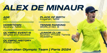 ALEX DE MINAUR MAKES HIS OLYMPIC DEBUT | 22 July, 2024
