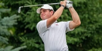 Aiden Spampinato gets out to narrow lead at New York Amateur