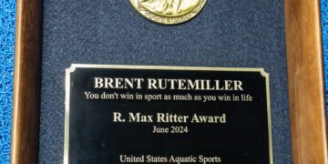 Brent Rutemiller Recognized by USAS with Max Ritter Award