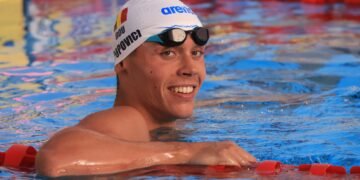 Pan Zhanle, David Popovici Lead Showdown in 100 Freestyle