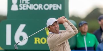 Stephen Ames takes 1-shot, first-round lead at Senior Open