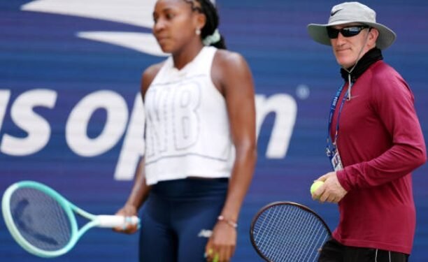 Gauff Splits with Coach Gilbert