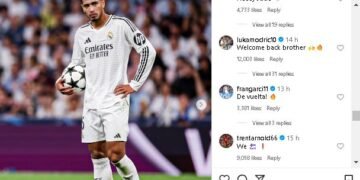 (Image) Liverpool will be on red alert at what Trent did on socials last night