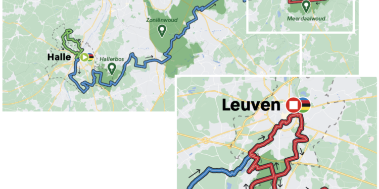 2024 UCI Gravel World Championships route