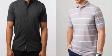 Asher Golf’s polos are the perfect transition piece for fall