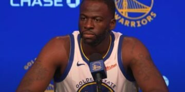Draymond Green on facing Klay Thompson: “I’m running through his chest”