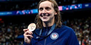 Katie Ledecky Appears at Tech Conference to Discuss Career