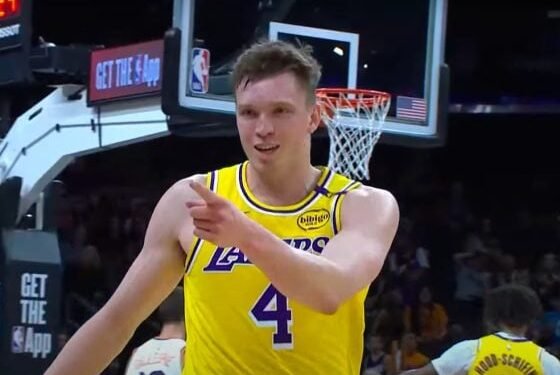 Lakers rookie Dalton Knecht signs with Jordan Brand