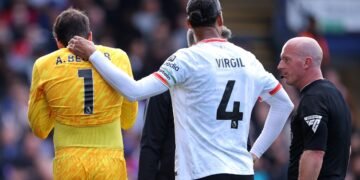 Liverpool star Alisson ruled out until November with hamstring injury