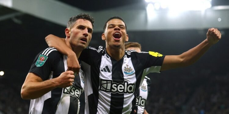 Newcastle 1 Wimbledon 0: Chelsea learn Carabao Cup opponents as Toon see off visitors after pitch saw fixture postponed