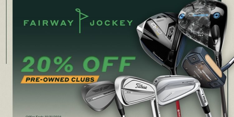 Save big this month on all pre-owned premium golf clubs