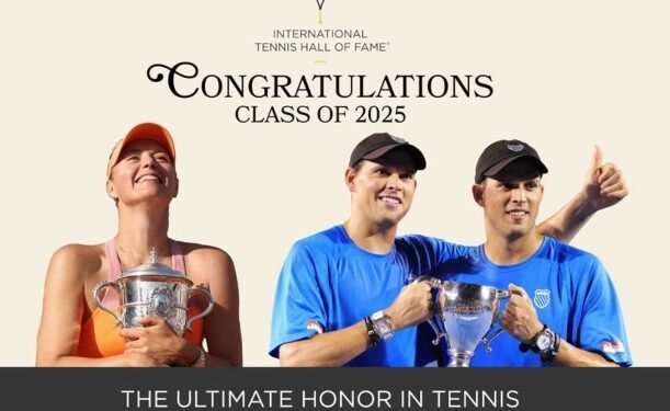 Sharapova, Bryan Brothers to Be Inducted Into Hall of Fame