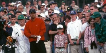 This is where Tiger Woods’ ball from record-setting Masters ended up